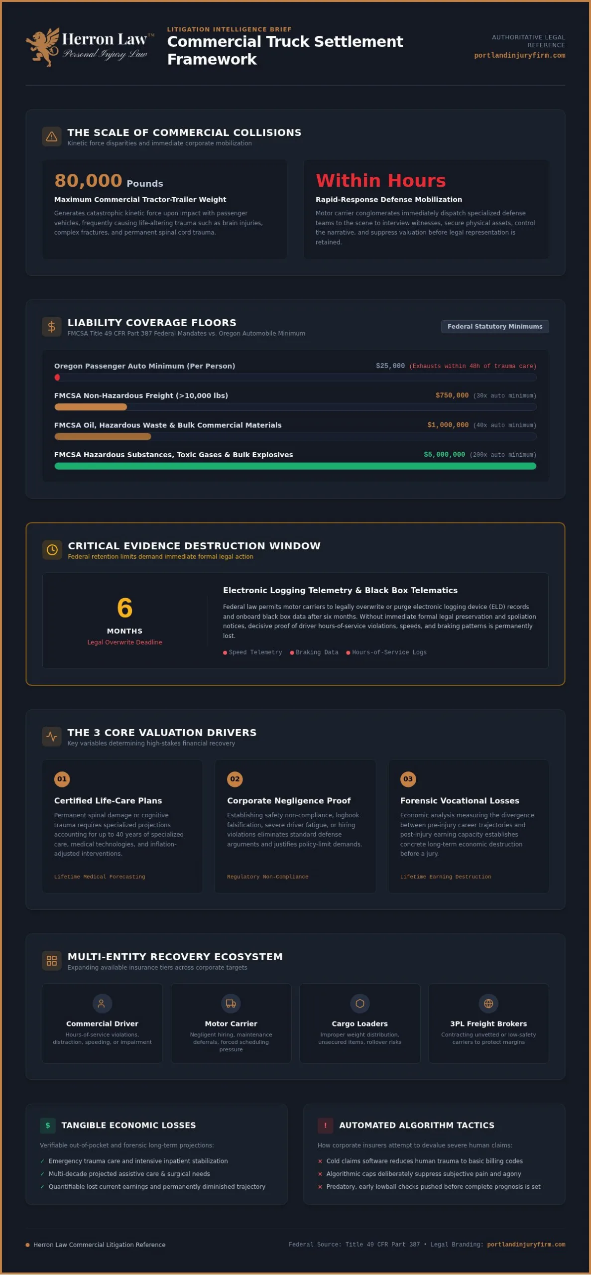 Truck Accident Settlement Amount: How Claim Values Are Calculated in 2026